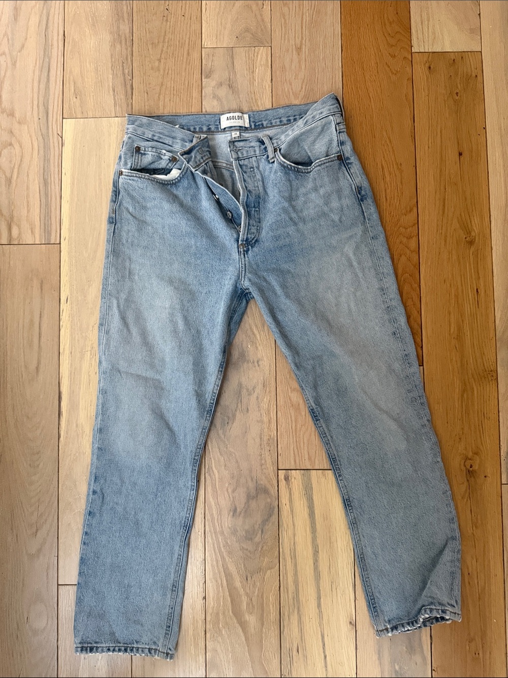 Agolde Relaxed Light Wash Men’s Jeans